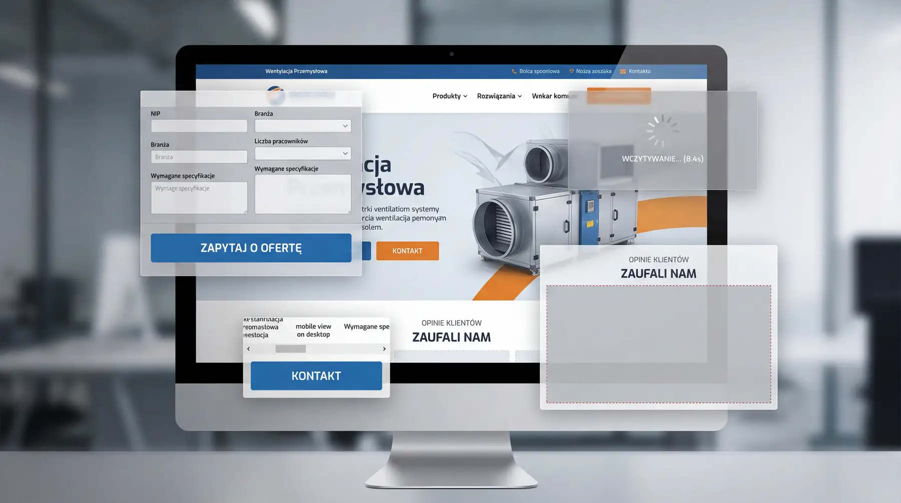 Konwersja strony B2B i bariery blokujące leady