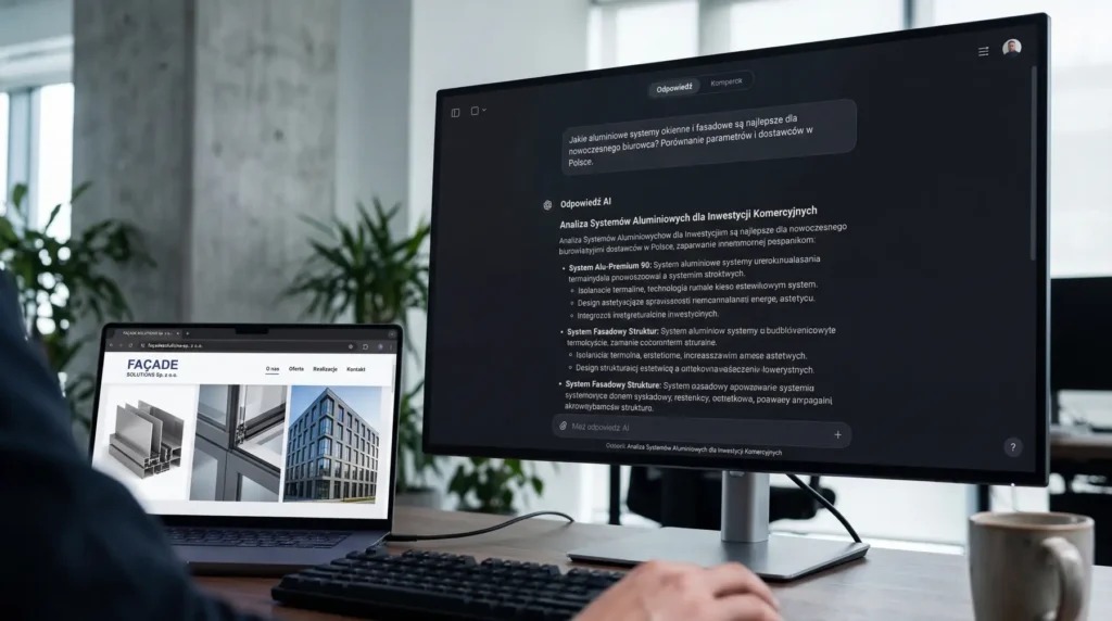 Odpowiedzi AI i widoczność firmy w wynikach generowanych przez AI