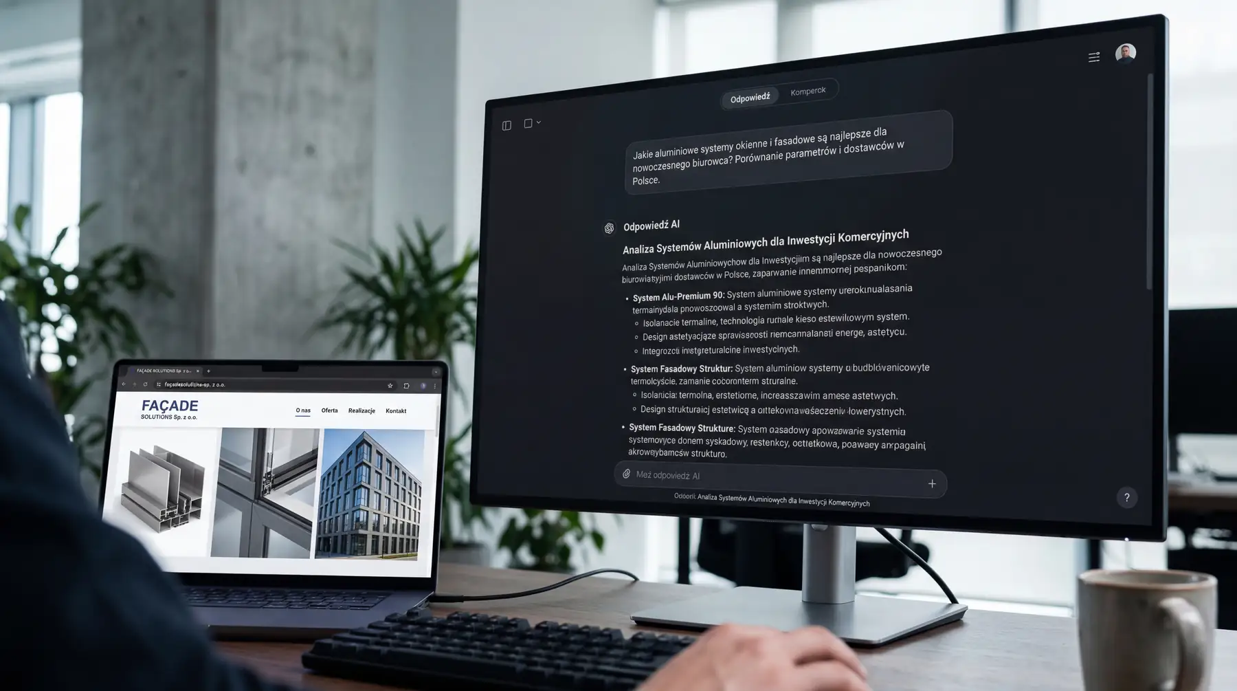 Odpowiedzi AI i widoczność firmy w wynikach generowanych przez AI