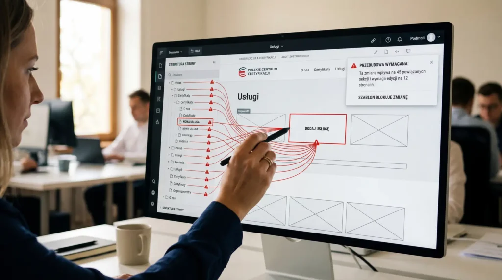 Strona, której nie trzeba budować od nowa co 3 lata. Podejście modularne w praktyce
