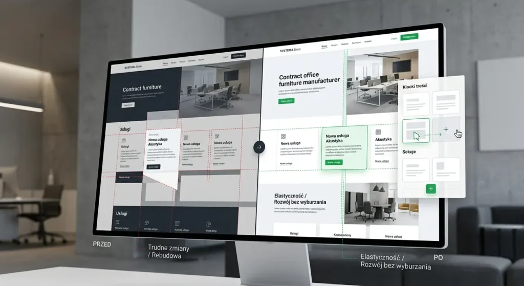 Strona modularna i architektura strony gotowej na rozwój
