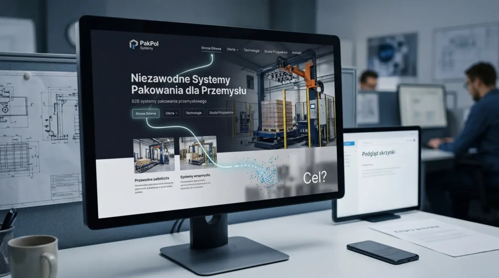 Strona firmowa jako narzędzie sprzedaży w B2B