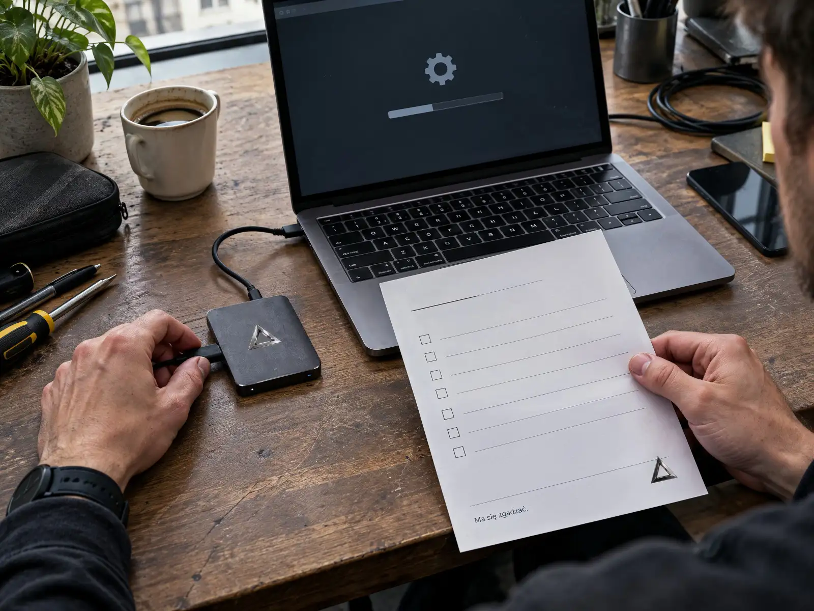 Backup i procedura powrotu przygotowane przed aktualizacją strony internetowej
